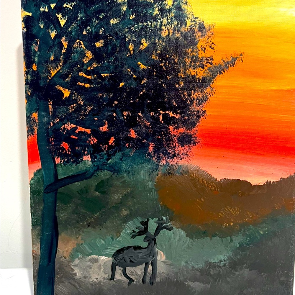 Deer painting